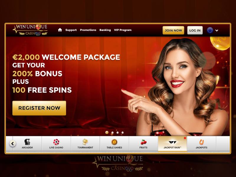 Deposit bonus conditions at Unique Casino