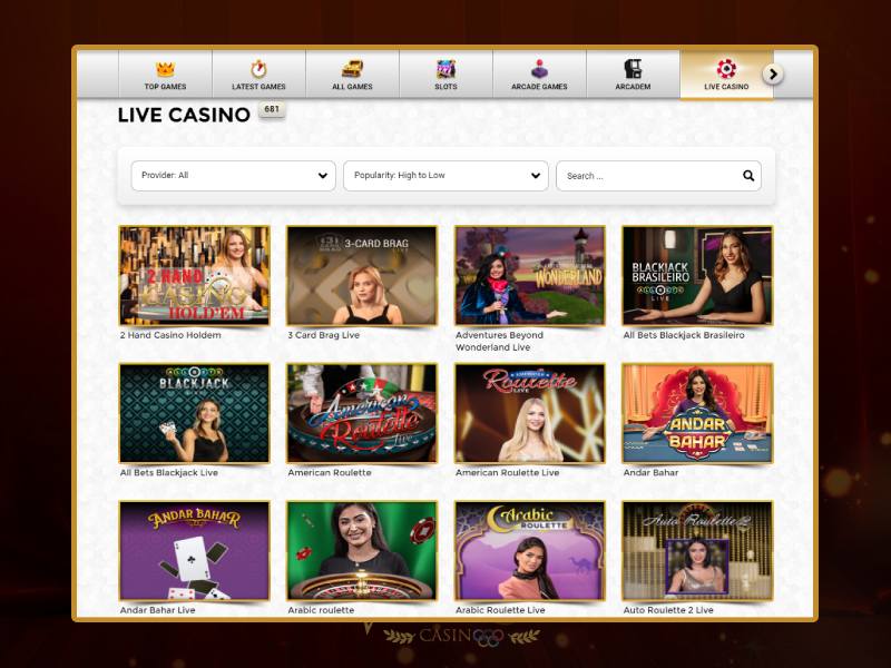 Keep in mind the browsing speed at which you will access Unique Casino